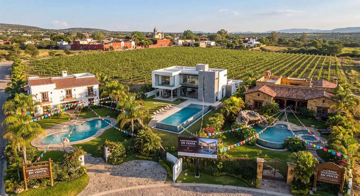 Casa con alberca en Tequisquiapan Querétaro para segunda residencia