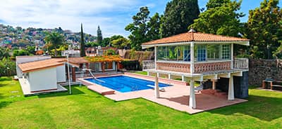 amate - casa en venta morelos para fines semana jardin de eventos bodas